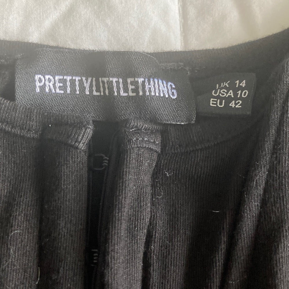 PrettyLittleThing Elegant Black Blouse